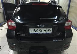 Угнан Subaru Черный металлик Вологда 12.02.2017 15:00 (421)
