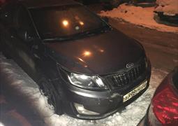 Угнан Kia Серый Москва и МО 16.01.2019 20:20 (679)
