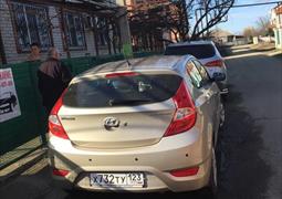 Угнан Hyundai Золотой металлик Краснодар 19.04.2019 14:38 (762)